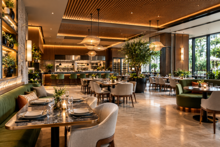 Luxury Restaurant Interior Design: How to Create a High-End Dining Experience