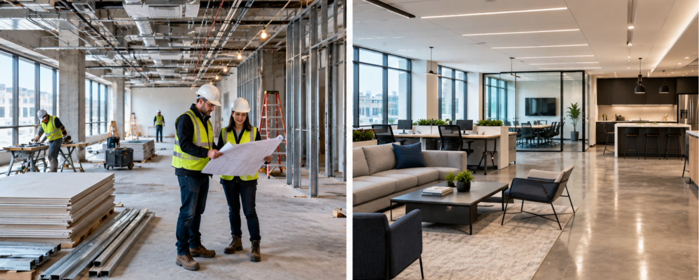 commercial construction company charcoal construction
