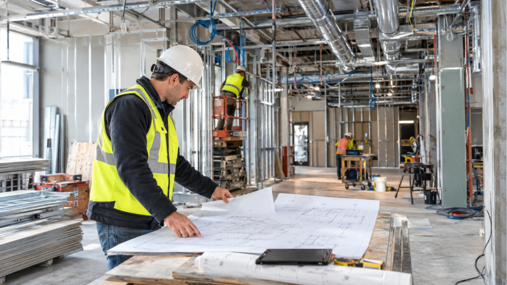 Commercial construction project managed by Charcoal Construction